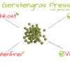 Gerstengras Presslinge: Rohkost, glutenfrei, Bio, vegan